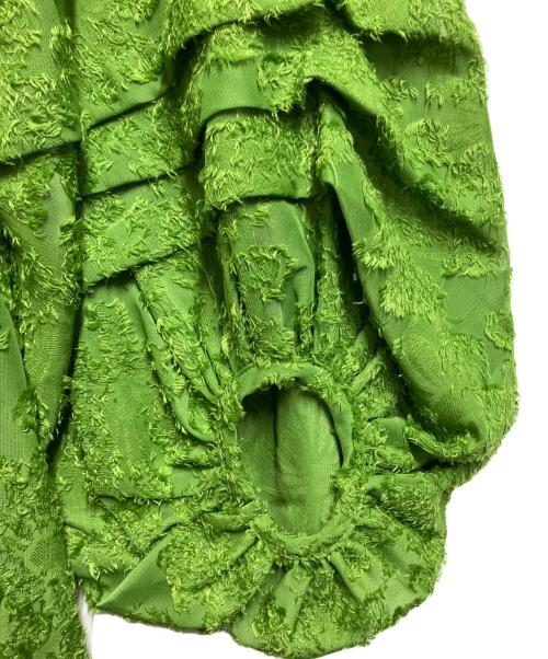 Lily Brown（リリーブラウン）Lily Brown (リリーブラウン) ツッキリボリュームワンピース グリーン サイズ:FREEの古着・服飾アイテム