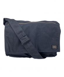 PORTER（ポーター）の古着「メッセンジャーバッグ」｜ネイビー
