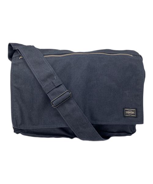 PORTER（ポーター）PORTER (ポーター) メッセンジャーバッグ ネイビーの古着・服飾アイテム