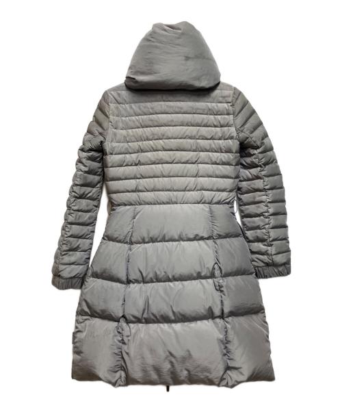 MONCLER（モンクレール）MONCLER (モンクレール) ロングダウンコート ライトグレー サイズ:00の古着・服飾アイテム