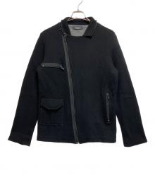 ZARA（ザラ）の古着「ニットライダース」｜ブラック