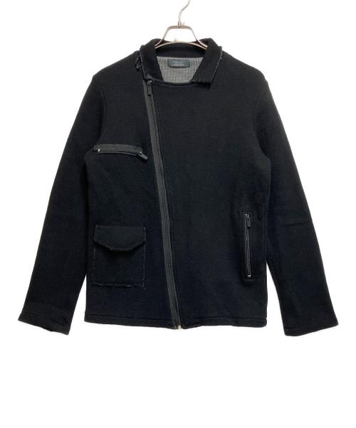 ZARA（ザラ）ZARA (ザラ) ニットライダース ブラック サイズ:SIZE Lの古着・服飾アイテム