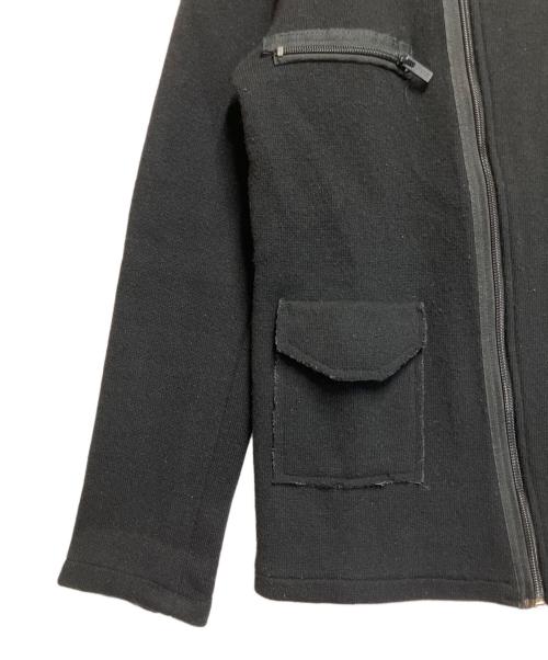 ZARA（ザラ）ZARA (ザラ) ニットライダース ブラック サイズ:SIZE Lの古着・服飾アイテム