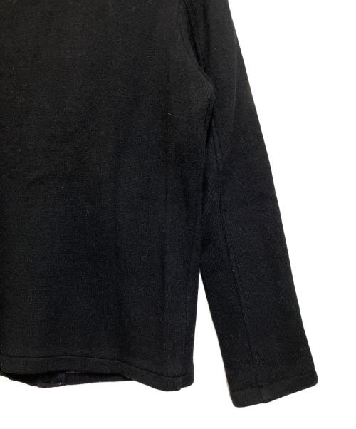 ZARA（ザラ）ZARA (ザラ) ニットライダース ブラック サイズ:SIZE Lの古着・服飾アイテム