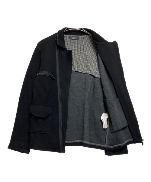 ZARA（ザラ）ZARA (ザラ) ニットライダース ブラック サイズ:SIZE Lの古着・服飾アイテム