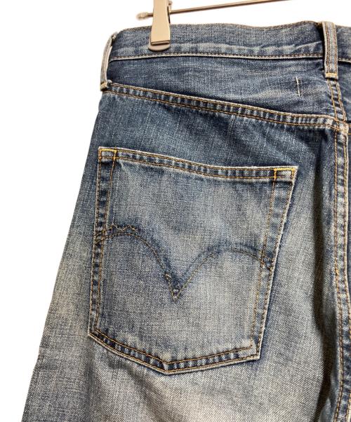 LEVI'S（リーバイス）LEVI'S (リーバイス) COMME des GARCONS JUNYA WATANABE MAN (コムデギャルソンジュンヤワタナベマン) ダメージデニムパンツ ブルー サイズ:Lの古着・服飾アイテム