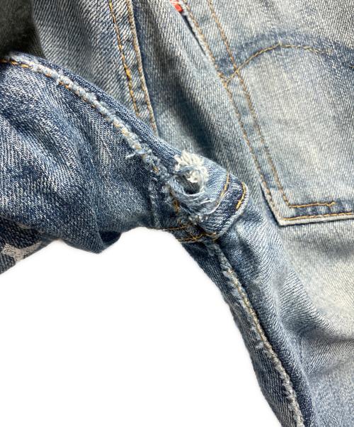 LEVI'S（リーバイス）LEVI'S (リーバイス) COMME des GARCONS JUNYA WATANABE MAN (コムデギャルソンジュンヤワタナベマン) ダメージデニムパンツ ブルー サイズ:Lの古着・服飾アイテム