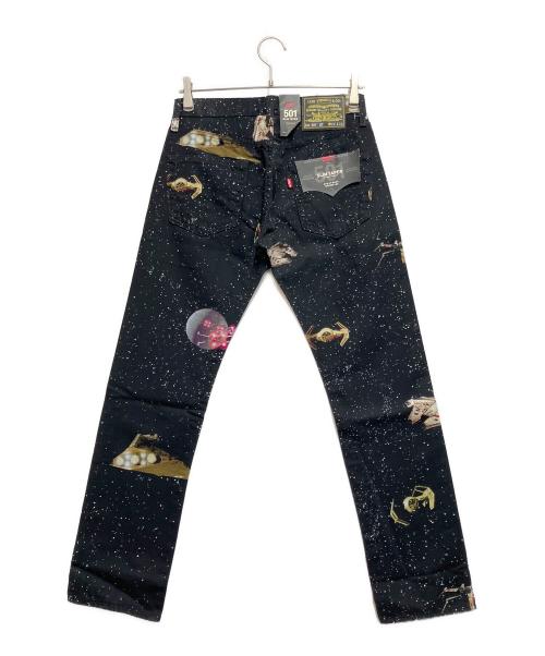 LEVI'S（リーバイス）LEVI'S (リーバイス) STAR WARS (スターウォーズ) デニムパンツ ブラック サイズ:W28×L30の古着・服飾アイテム