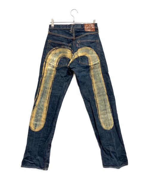 EVISU（エヴィス）EVISU (エヴィス) デニムパンツ ネイビー サイズ:30×35の古着・服飾アイテム