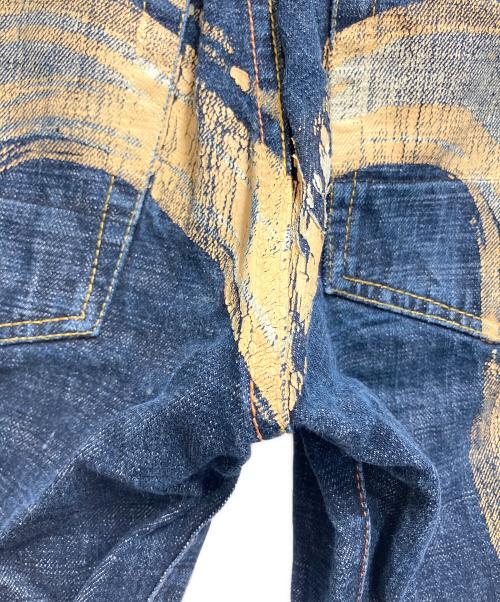 EVISU（エヴィス）EVISU (エヴィス) デニムパンツ ネイビー サイズ:30×35の古着・服飾アイテム