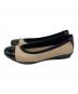 CLARKS (クラークス) パンプス ベージュ×ブラック サイズ:23.5cm：4500円