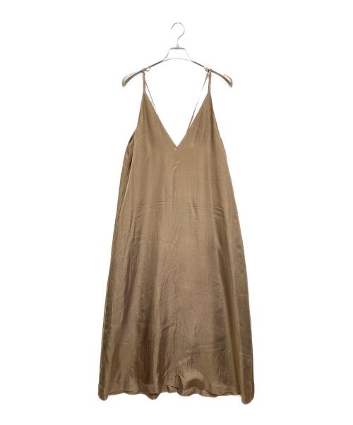 SACRA（サクラ）SACRA (サクラ) ACETATE VINTAGE TWILL ONE PIECE オリーブ サイズ:38の古着・服飾アイテム