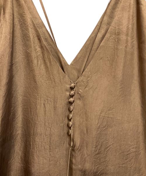 SACRA（サクラ）SACRA (サクラ) ACETATE VINTAGE TWILL ONE PIECE オリーブ サイズ:38の古着・服飾アイテム