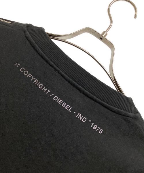 DIESEL（ディーゼル）DIESEL (ディーゼル) スウェット ブラック サイズ:Mの古着・服飾アイテム