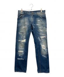 DOLCE & GABBANA（ドルチェ＆ガッバーナ）の古着「デニムパンツ」｜ブルー