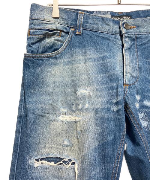 DOLCE & GABBANA（ドルチェ＆ガッバーナ）DOLCE & GABBANA (ドルチェ＆ガッバーナ) デニムパンツ ブルー サイズ:50の古着・服飾アイテム