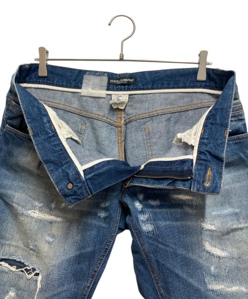 DOLCE & GABBANA（ドルチェ＆ガッバーナ）DOLCE & GABBANA (ドルチェ＆ガッバーナ) デニムパンツ ブルー サイズ:50の古着・服飾アイテム
