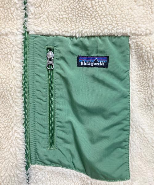 Patagonia（パタゴニア）Patagonia (パタゴニア) クラシックレトロXジャケット ベージュ×グリーン サイズ:Lの古着・服飾アイテム