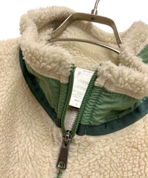 Patagonia（パタゴニア）Patagonia (パタゴニア) クラシックレトロXジャケット ベージュ×グリーン サイズ:Lの古着・服飾アイテム