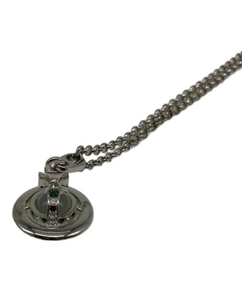 Vivienne Westwood（ヴィヴィアンウエストウッド）Vivienne Westwood (ヴィヴィアンウエストウッド) ロゴトップネックレス シルバーの古着・服飾アイテム