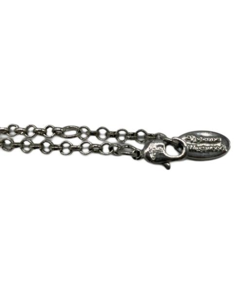 Vivienne Westwood（ヴィヴィアンウエストウッド）Vivienne Westwood (ヴィヴィアンウエストウッド) ロゴトップネックレス シルバーの古着・服飾アイテム