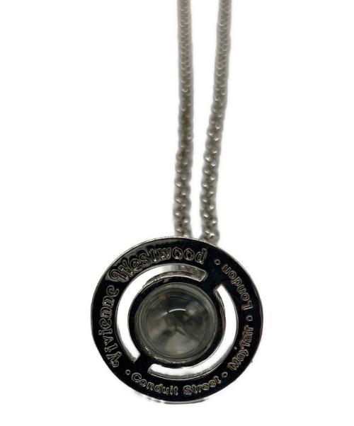 Vivienne Westwood（ヴィヴィアンウエストウッド）Vivienne Westwood (ヴィヴィアンウエストウッド) ロゴトップネックレス シルバーの古着・服飾アイテム