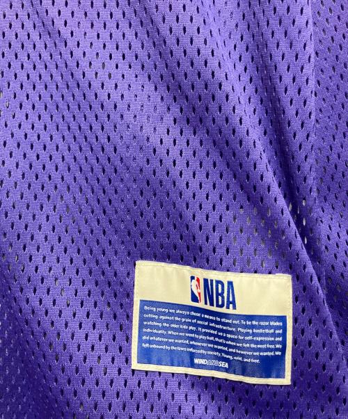 WIND AND SEA（ウィンダンシー）WIND AND SEA (ウィンダンシー) LAKERS (レイカーズ) Mesh Long Sleeve パープル サイズ:Sの古着・服飾アイテム
