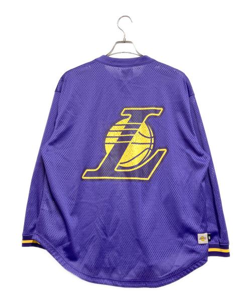 WIND AND SEA（ウィンダンシー）WIND AND SEA (ウィンダンシー) LAKERS (レイカーズ) Mesh Long Sleeve パープル サイズ:Sの古着・服飾アイテム