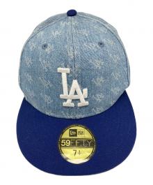 New Era（ニューエラ）の古着「キャップ」｜ブルー×ライトブルー