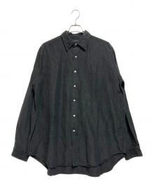leno（リノ）の古着「ボタンダウンシャツ」｜ブラック