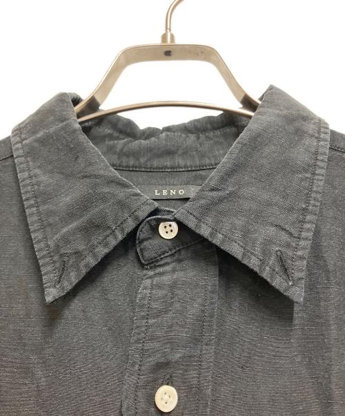 leno（リノ）LENO (リノ) ボタンダウンシャツ ブラック サイズ:3の古着・服飾アイテム