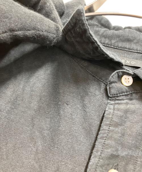 leno（リノ）LENO (リノ) ボタンダウンシャツ ブラック サイズ:3の古着・服飾アイテム
