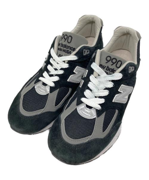 NEW BALANCE（ニューバランス）NEW BALANCE (ニューバランス) M990 V2  ブラック サイズ:US 08 1/2の古着・服飾アイテム