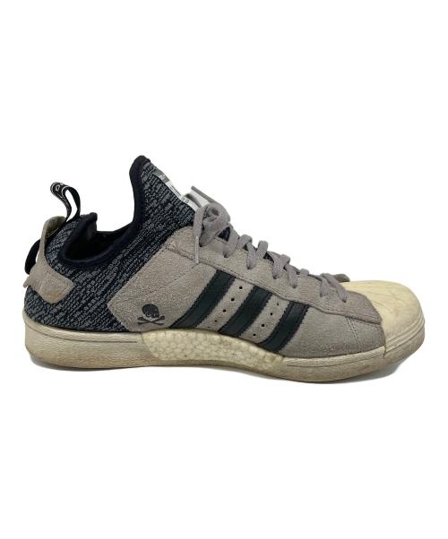 adidas（アディダス）adidas (アディダス) A BATHING APE (アベイシングエイプ) ローカットスニーカー グレー サイズ:SIZE 28.5の古着・服飾アイテム