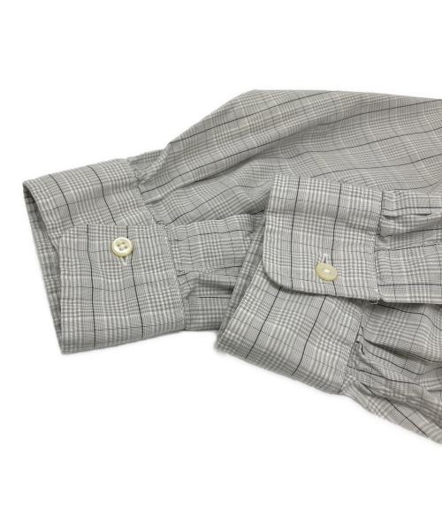 POLO RALPH LAUREN（ポロ・ラルフローレン）POLO RALPH LAUREN (ポロ・ラルフローレン) ボタンダウンシャツ ライトグレー サイズ:18の古着・服飾アイテム