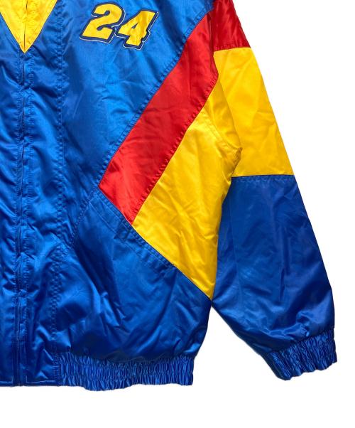 NUTMEC（ナツメグ）NUTMEC (ナツメグ) レーシングジャケット ブルー×イエロー×レッド サイズ:SIZE XLの古着・服飾アイテム