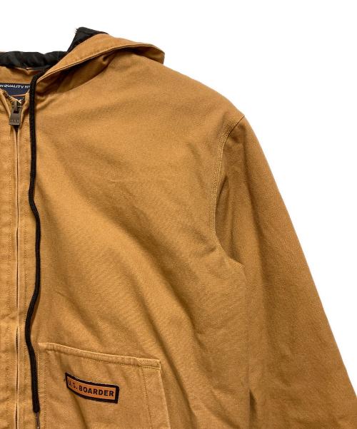 US.BOARDER（ユーエスボーダ）US.BOARDER (ユーエスボーダ) ワークジャケットヘビーアウター キャメル サイズ:SIZE Lの古着・服飾アイテム