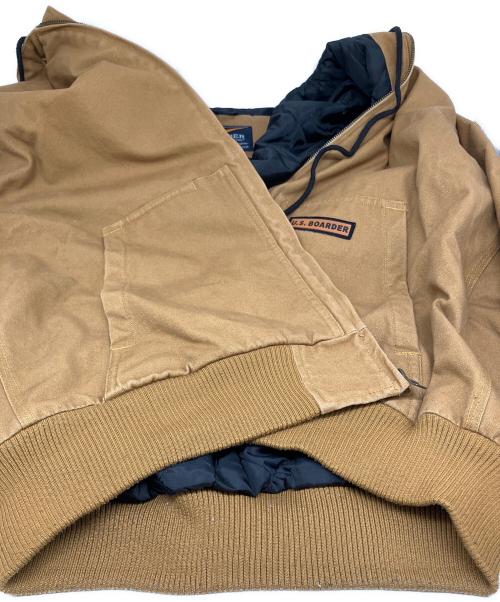 US.BOARDER（ユーエスボーダ）US.BOARDER (ユーエスボーダ) ワークジャケットヘビーアウター キャメル サイズ:SIZE Lの古着・服飾アイテム