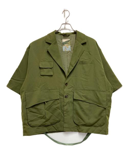B.BALLSY（ボールジーブラザーズ）B.BALLSY (ボールジーブラザーズ) 半袖シャツ グリーン サイズ:SIZE Freeの古着・服飾アイテム