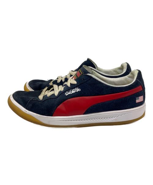 ATMOS（アトモス）ATMOS (アトモス) PUMA (プーマ) SUEDE IGNITE RON ENGLISH ネイビー×レッド サイズ:SIZE 27.5cmの古着・服飾アイテム