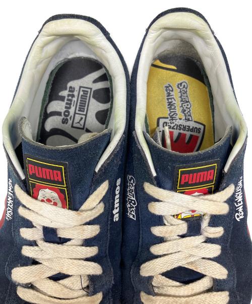 ATMOS（アトモス）ATMOS (アトモス) PUMA (プーマ) SUEDE IGNITE RON ENGLISH ネイビー×レッド サイズ:SIZE 27.5cmの古着・服飾アイテム