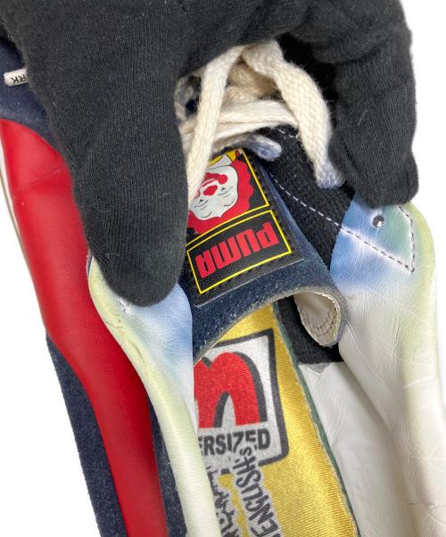 ATMOS（アトモス）ATMOS (アトモス) PUMA (プーマ) SUEDE IGNITE RON ENGLISH ネイビー×レッド サイズ:SIZE 27.5cmの古着・服飾アイテム