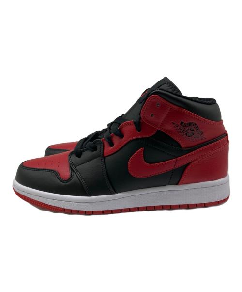 NIKE（ナイキ）NIKE (ナイキ) Air Jordan 1 Mid（エアジョーダン1 ミッド） ブラック×レッド サイズ:US 6.5の古着・服飾アイテム