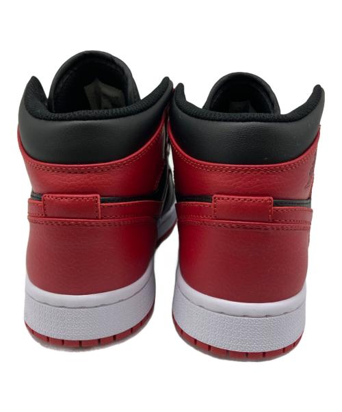 NIKE（ナイキ）NIKE (ナイキ) Air Jordan 1 Mid（エアジョーダン1 ミッド） ブラック×レッド サイズ:US 6.5の古着・服飾アイテム