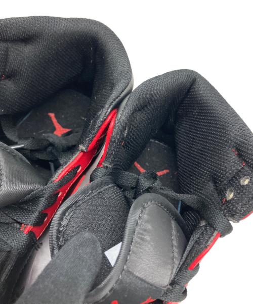 NIKE（ナイキ）NIKE (ナイキ) Air Jordan 1 Mid（エアジョーダン1 ミッド） ブラック×レッド サイズ:US 6.5の古着・服飾アイテム