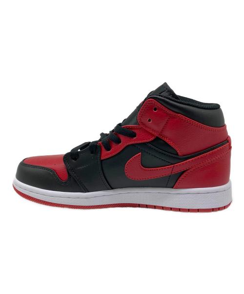NIKE（ナイキ）NIKE (ナイキ) Air Jordan 1 Mid（エアジョーダン1 ミッド） ブラック×レッド サイズ:US 6.5の古着・服飾アイテム