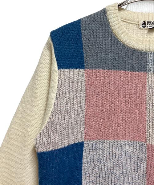 courreges homme（クレージュオム）courreges homme (クレージュオム) 厚手ニット マルチカラー サイズ:ＳＩＺＥ　Ｌの古着・服飾アイテム