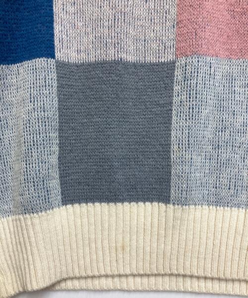 courreges homme（クレージュオム）courreges homme (クレージュオム) 厚手ニット マルチカラー サイズ:ＳＩＺＥ　Ｌの古着・服飾アイテム