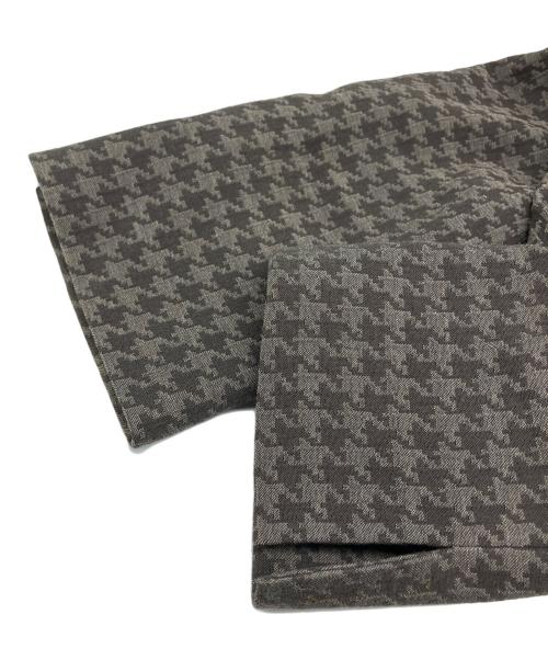 GIORGIO ARMANI（ジョルジョアルマーニ）GIORGIO ARMANI (ジョルジョアルマーニ) テーラードジャケット ブラウン×ベージュ サイズ:42の古着・服飾アイテム