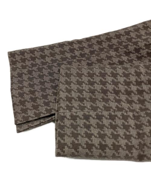 GIORGIO ARMANI（ジョルジョアルマーニ）GIORGIO ARMANI (ジョルジョアルマーニ) テーラードジャケット ブラウン×ベージュ サイズ:42の古着・服飾アイテム